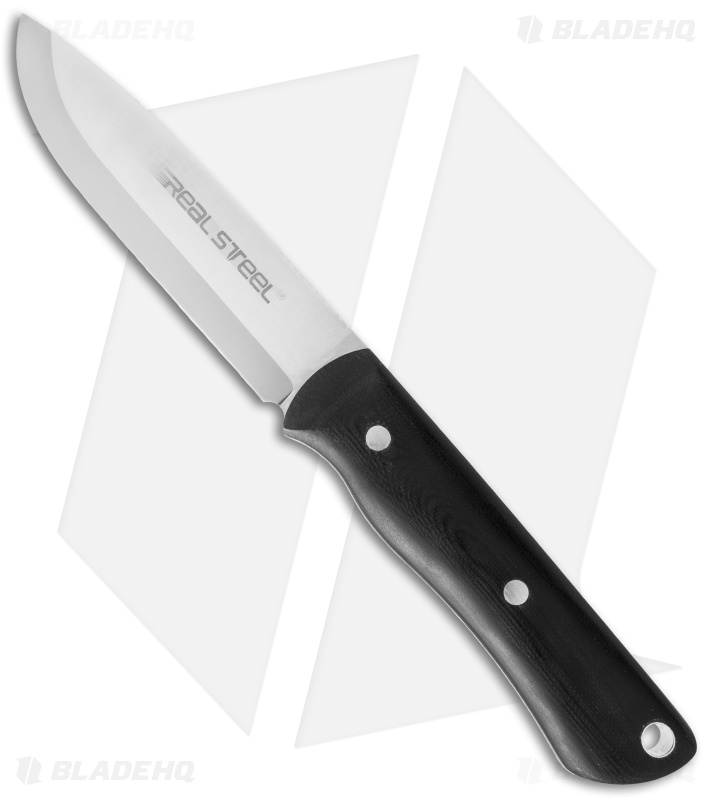 Real Steel Knives Bushcraft II Fixed Blade Knife (4.125" Satin)