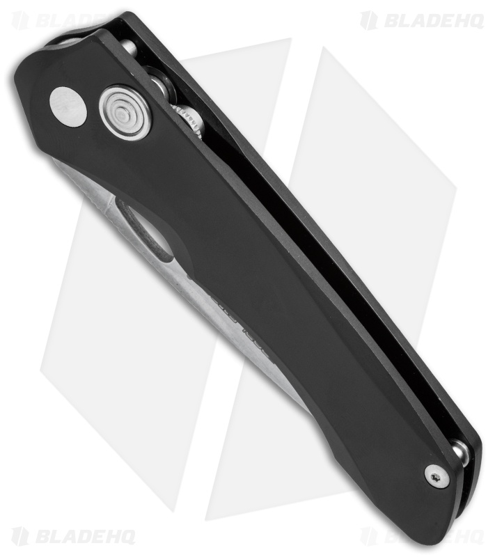 Real Steel Knives Griffin Plunge Lock Folding Knife (3.5" Satin) 