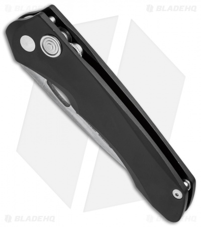 Real Steel Knives Griffin Plunge Lock Folding Knife (3.5" Satin) 