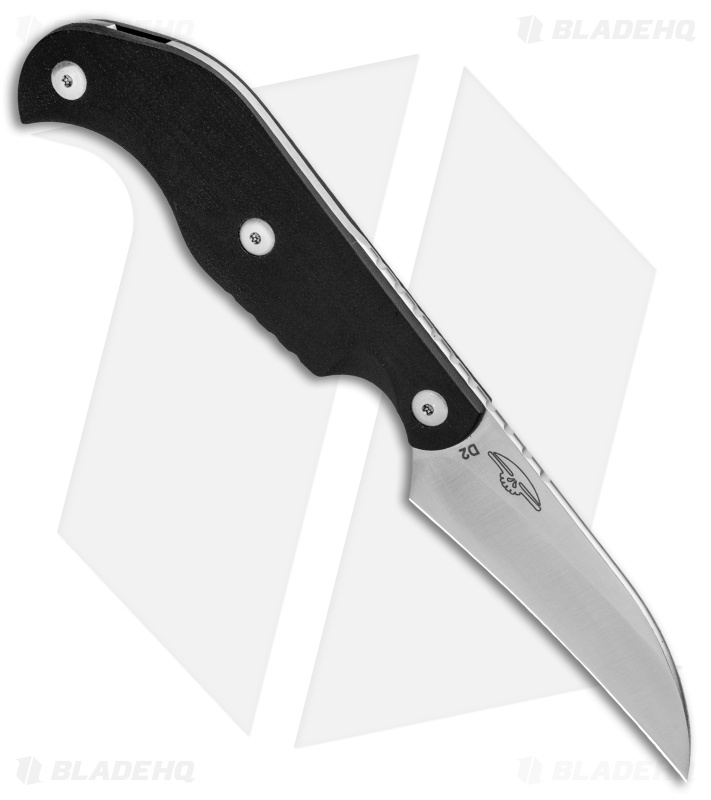 Real Steel Banshee Fixed Blade Black G-10 (3.25" Satin)