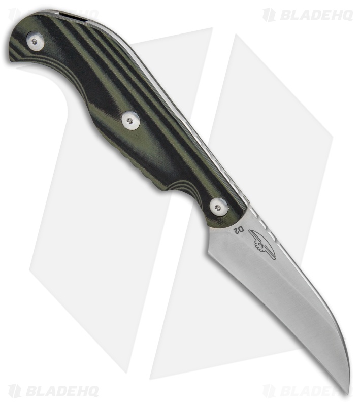 Real Steel Banshee Fixed Blade Green/Black G-10 (3.25" Satin)