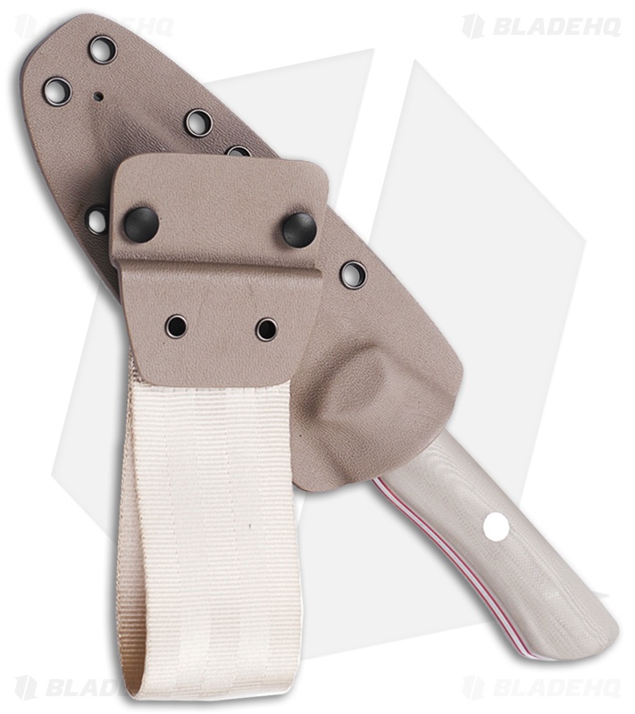 Real Steel Bushcraft III Fixed Blade Knife Coyote Tan G-10 (4" Satin) RS3726