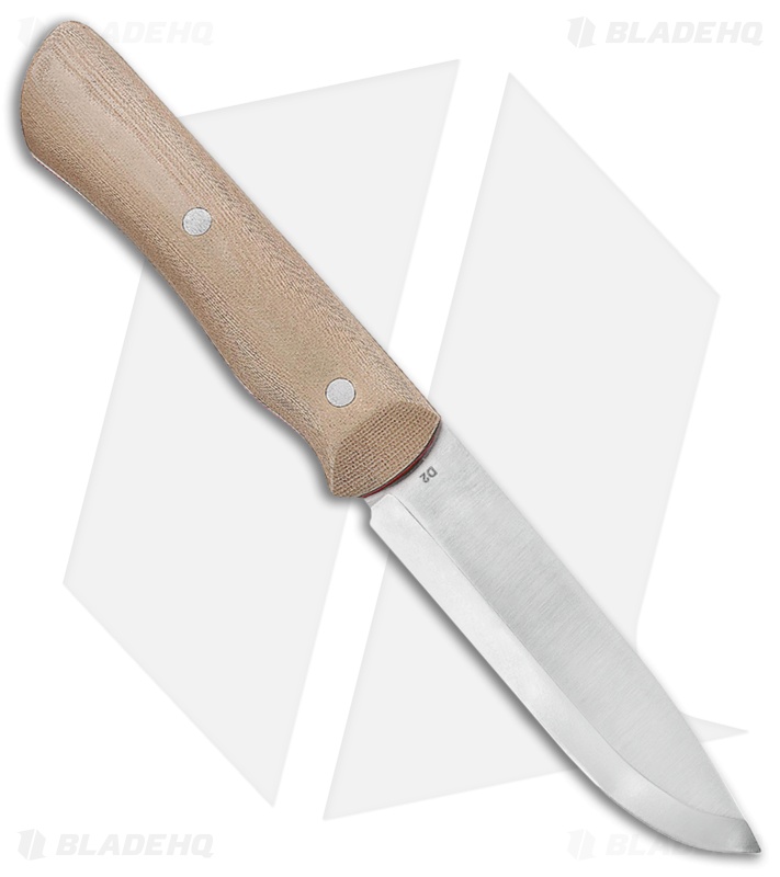 Real Steel Bushcraft III Fixed Blade Knife Coyote Tan G-10 (4" Satin) RS3726