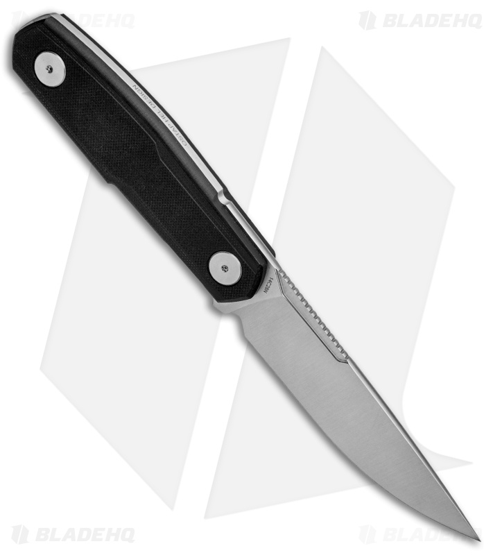 Real Steel Bushcraft Zenith FFG Fixed Blade Knife Black G-10 (4.8" Satin)