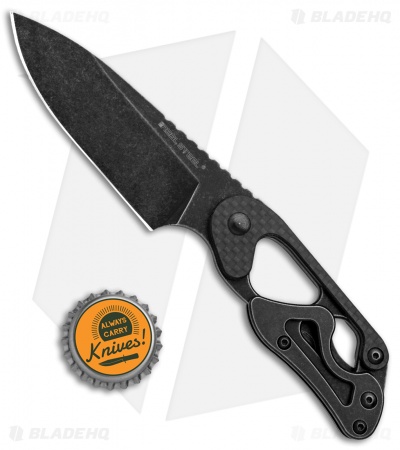 Real Steel Cormorant Apex Fixed Blade Black Stonewash (3.38" Black Stonewash)