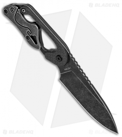 Real Steel Cormorant Apex Fixed Blade Black Stonewash (3.38" Black Stonewash)