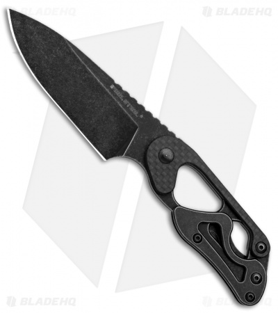 Real Steel Cormorant Apex Fixed Blade Black Stonewash (3.38" Black Stonewash)