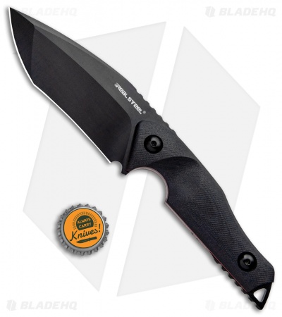 Real Steel Doppler Tactical Fixed Blade Black G-10 (4.25" Black)