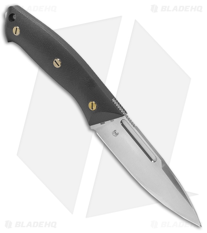 Real Steel Gardarik Premium Fixed Blade Knife Black G-10 (4.25" Satin) RS3738