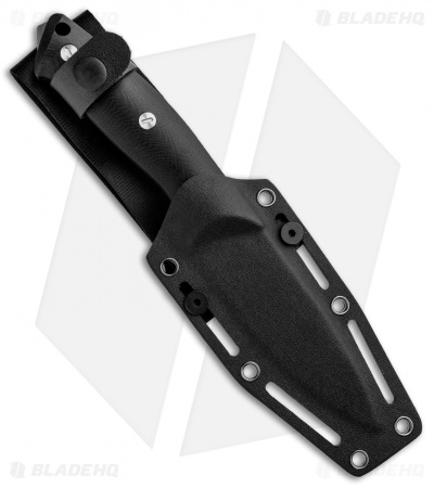 Real Steel Small Gardarik Fixed Blade Knife Black G-10 (4.13" Satin)