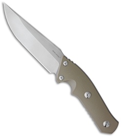 Real Steel Sorrow Fixed Blade Knife Tan G-10 (5.04" Stonewash) RS3822