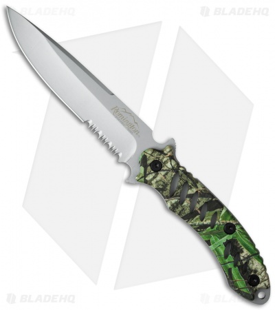 Remington FAST Fixed Blade Knife Camo (5.5" Bead Blast Serr) 19788