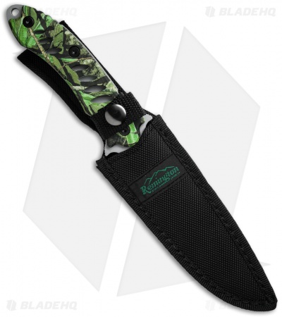 Remington FAST Fixed Blade Knife Camo (5.5" Bead Blast Serr) 19788