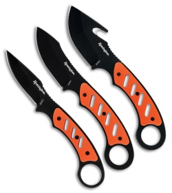 Remington Sportsman Fixed Blade Knife Set Orange TPR (Black 420J2) R60006 