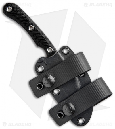RMJ Tactical COHO Sheepsfoot Fixed Blade Knife Black G-10 (3" Cerakote)