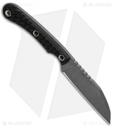 RMJ Tactical COHO Sheepsfoot Fixed Blade Knife Black G-10 (3" Cerakote)