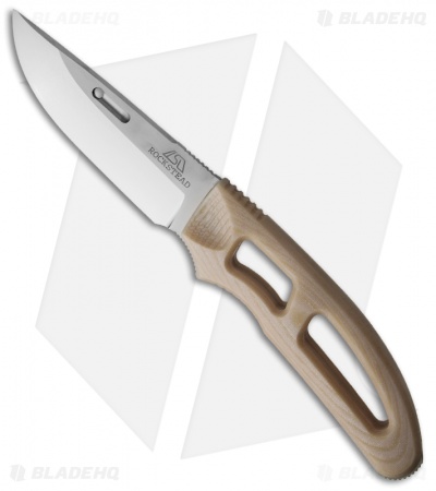 Rockstead KEI-ZDP Knife White Micarta Fixed Blade w/ Sheath (3.625