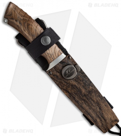 Rockstead KON-ZDP Fixed Blade Knife Wood Micarta (5.25" Mirror Polish)