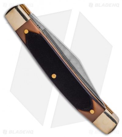 Old Timer Traditional Pocket Knife/Leather Keychain Set
