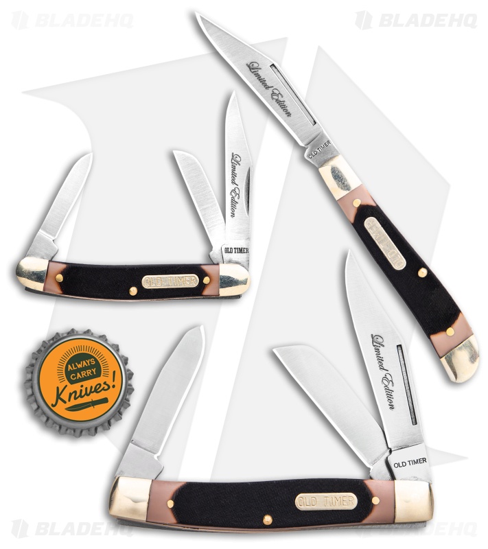 Old Timer Tin 3pc Folder Limited Edition Satin - Blade HQ
