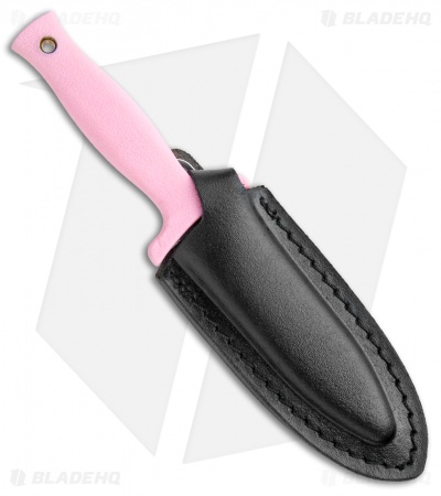 Schrade Compact Boot Knife S/E Fixed Blade Pink (3.5" Black) SCHF19PF