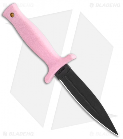 Schrade Compact Boot Knife S/E Fixed Blade Pink (3.5" Black) SCHF19PF