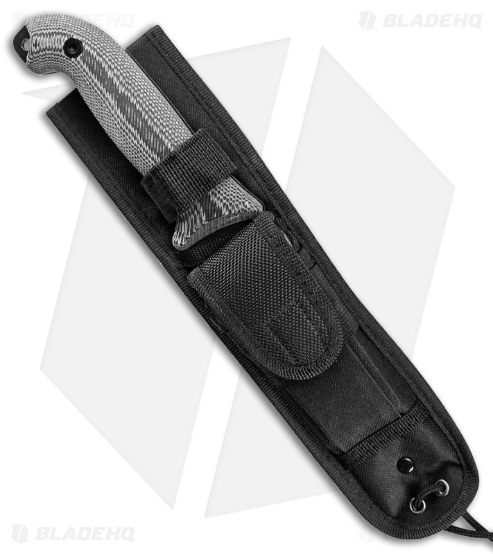 Schrade Frontier Full Tang Fixed Blade Knife Gray Micarta (5