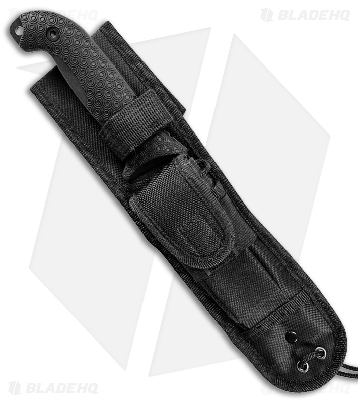Schwartz Schrade Frontier Feststehendes Messer – Überlebensmesser Mit Feuerzeug & Schleifstein