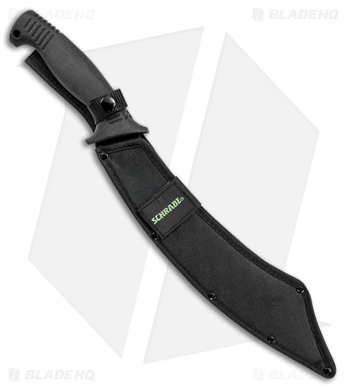 Schrade Mach1 Machete Fixed Blade (12" Black) SCMACH1CP