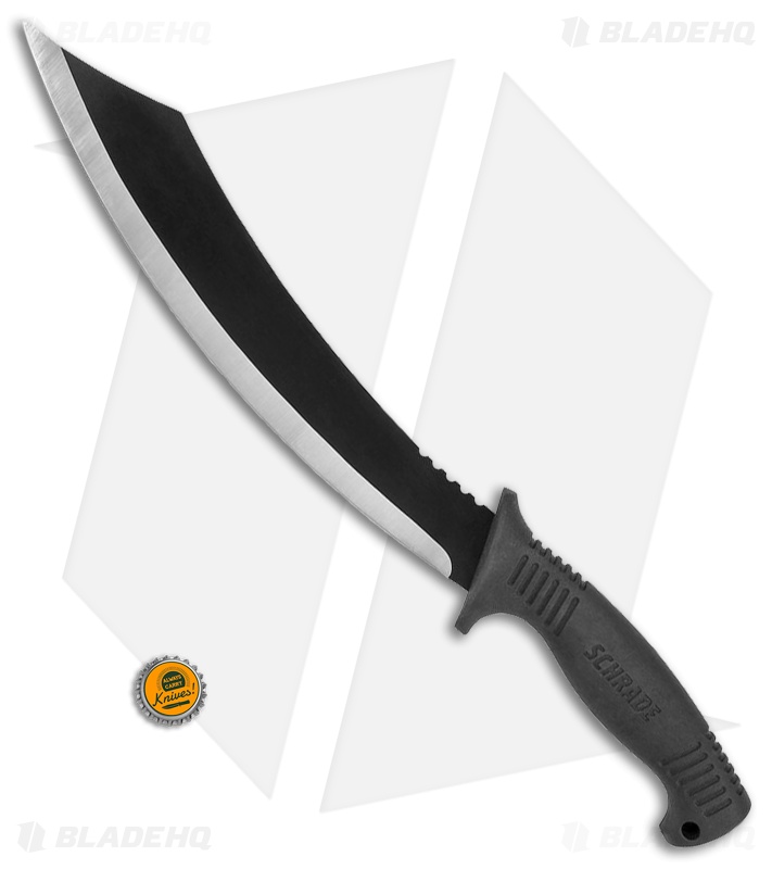 Schrade Mach1 Machete Fixed Blade (12" Black) SCMACH1CP
