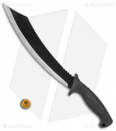 Schrade Mach1 Machete Fixed Blade (12" Black) SCMACH1CP