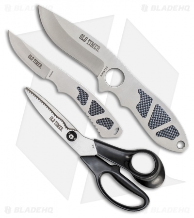 Schrade Old Timer Hunting/Cleaning Kit - Knife/Shears Set 