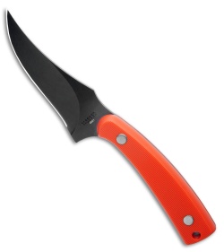 Old Timer Sharpfinger Hunting Knife Orange (3.25" Black) 