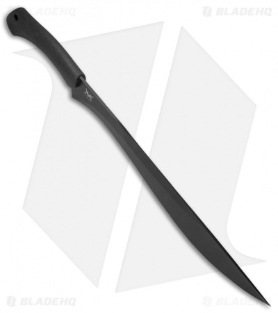Schrade Priscilla Makhaira Bush Sword Black TPE (16" Black) SCHMBS