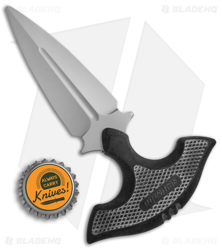 Schrade Push Dagger Training Fixed Blade Knife (3.125" Gray) SCHF54-TR