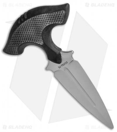 Schrade Push Dagger Training Fixed Blade Knife (3.125" Gray) SCHF54-TR