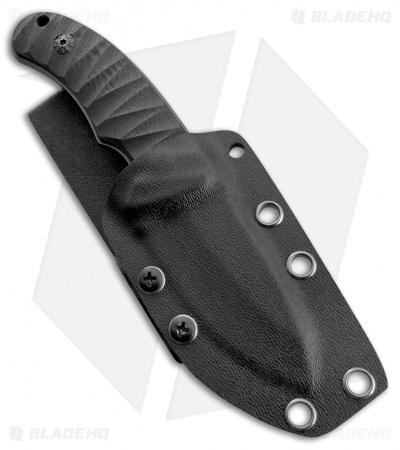Schrade SCHF57 Full Tang Fixed Blade Knife Black G-10 (2.5" Black)
