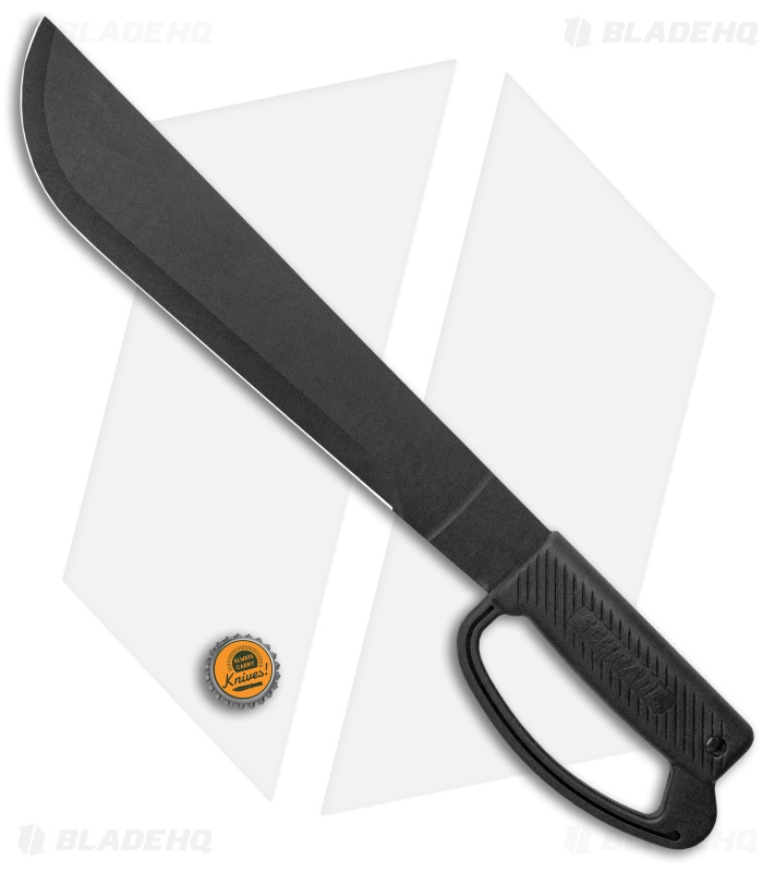 Schrade Small Outback Machete Fixed Blade Knife (12.75" Black) SCHMACH18
