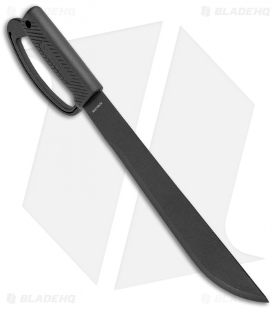 Schrade Small Outback Machete Fixed Blade Knife (12.75" Black) SCHMACH18