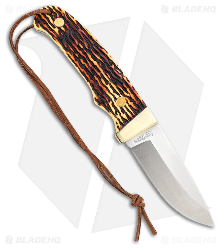 Schrade Uncle Henry Pro Hunter Fixed Blade Knife Brown