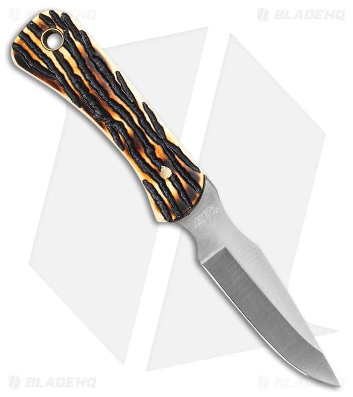 Schrade Uncle Henry Skinner Fixed Blade Knife Staglon (3" Satin) SCH301UH