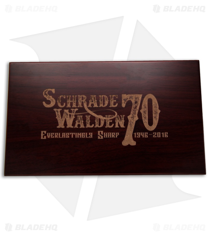 Schrade Walden 70th Anniversary Limited Edition Fixed Blade Knife (4" Satin)