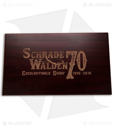 Schrade Walden 70th Anniversary Limited Edition Fixed Blade Knife (4" Satin)