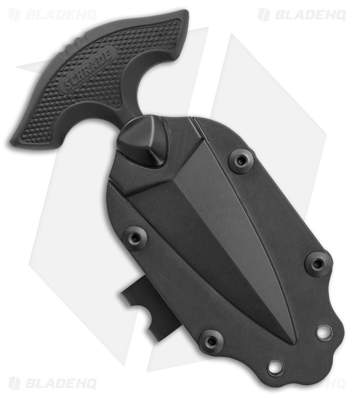 Schrade Push Dagger SCHF54 - Gray 3.125&quot; Fixed Blade | Blade HQ