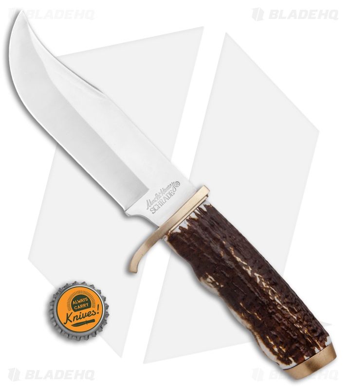 Uncle Henry Next Gen Fixed Blade Knife Stag (5.5" Satin) 1100090