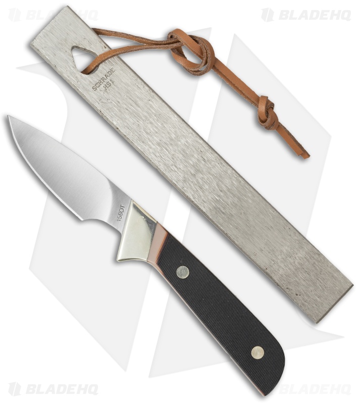 Old Timer Deer Combo Pack Fixed Blade Knife w/ Sharpener (2.50" Satin)