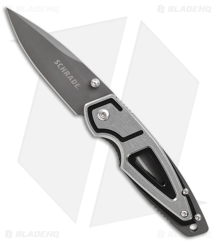 Schrade Layered Liner Lock Knife Gunmetal Gray (2.7" Gray) SCH224