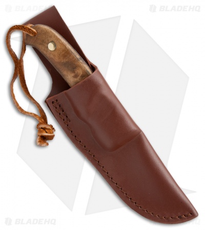 Old Timer Small Pro Hunter Fixed Blade Knife Ironwood (2.75" Satin) PH2W