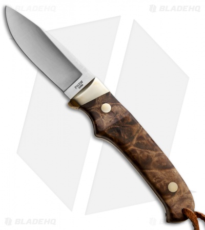Old Timer Small Pro Hunter Fixed Blade Knife Ironwood (2.75" Satin) PH2W