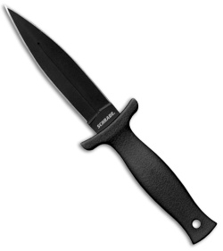 Schrade Large Boot Knife D/E Black Fixed Blade Trainer (4.625" Black) SCHF19L-TR